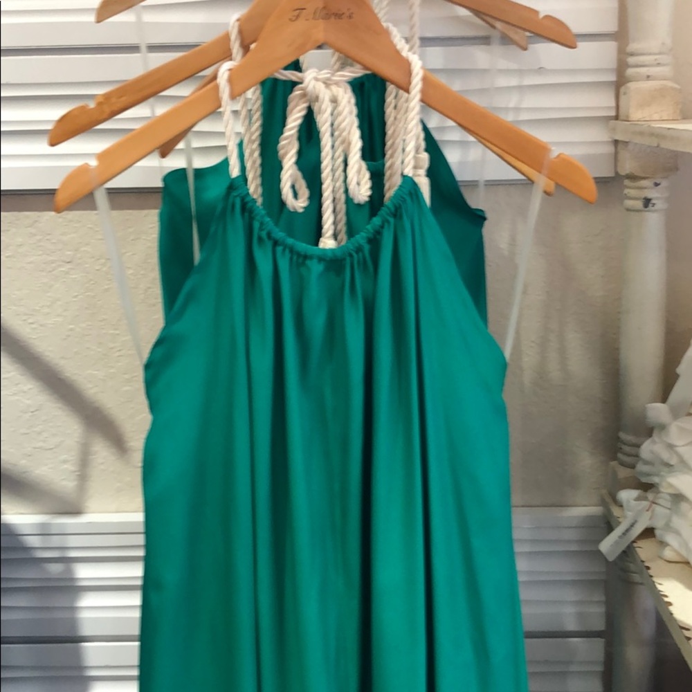 Emerald Julian Chang Maxi with rope neck detail